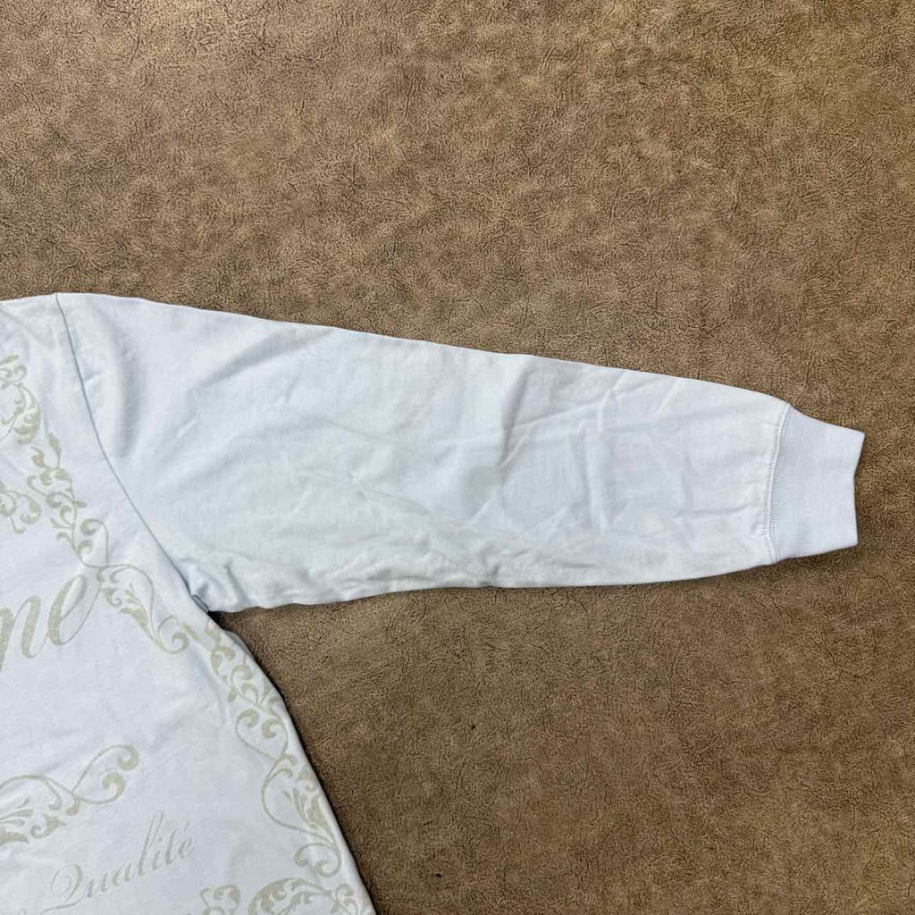 Supreme Long Sleeve "CELEBRE HOODED" Blue New Size S