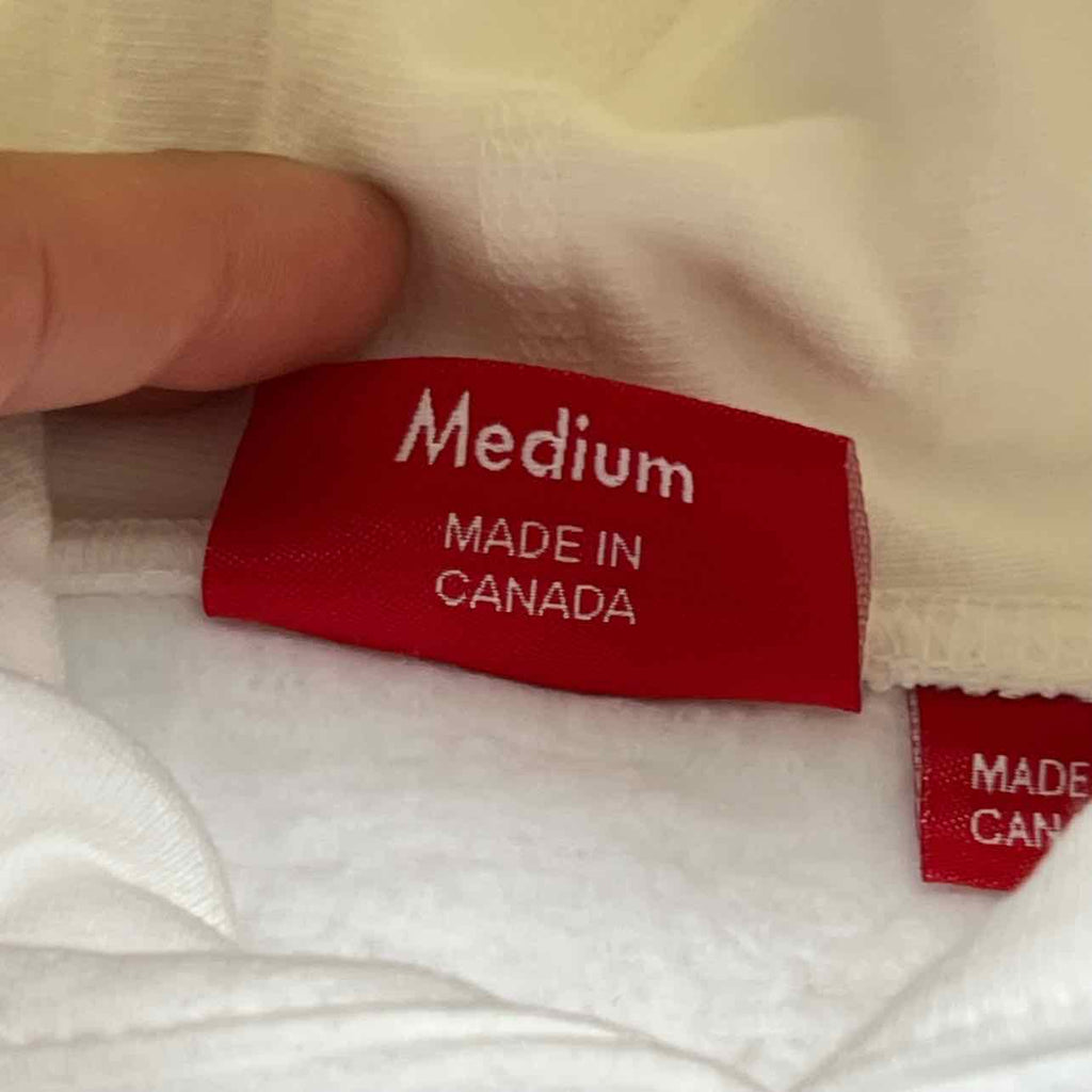 Supreme Hoodie "BOX LOGO" White New Size M