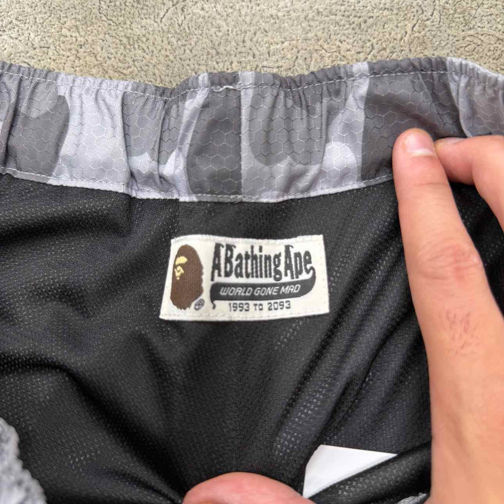 Bape Shorts "SPACE SYSTEMS" Grey Camo New Size XL