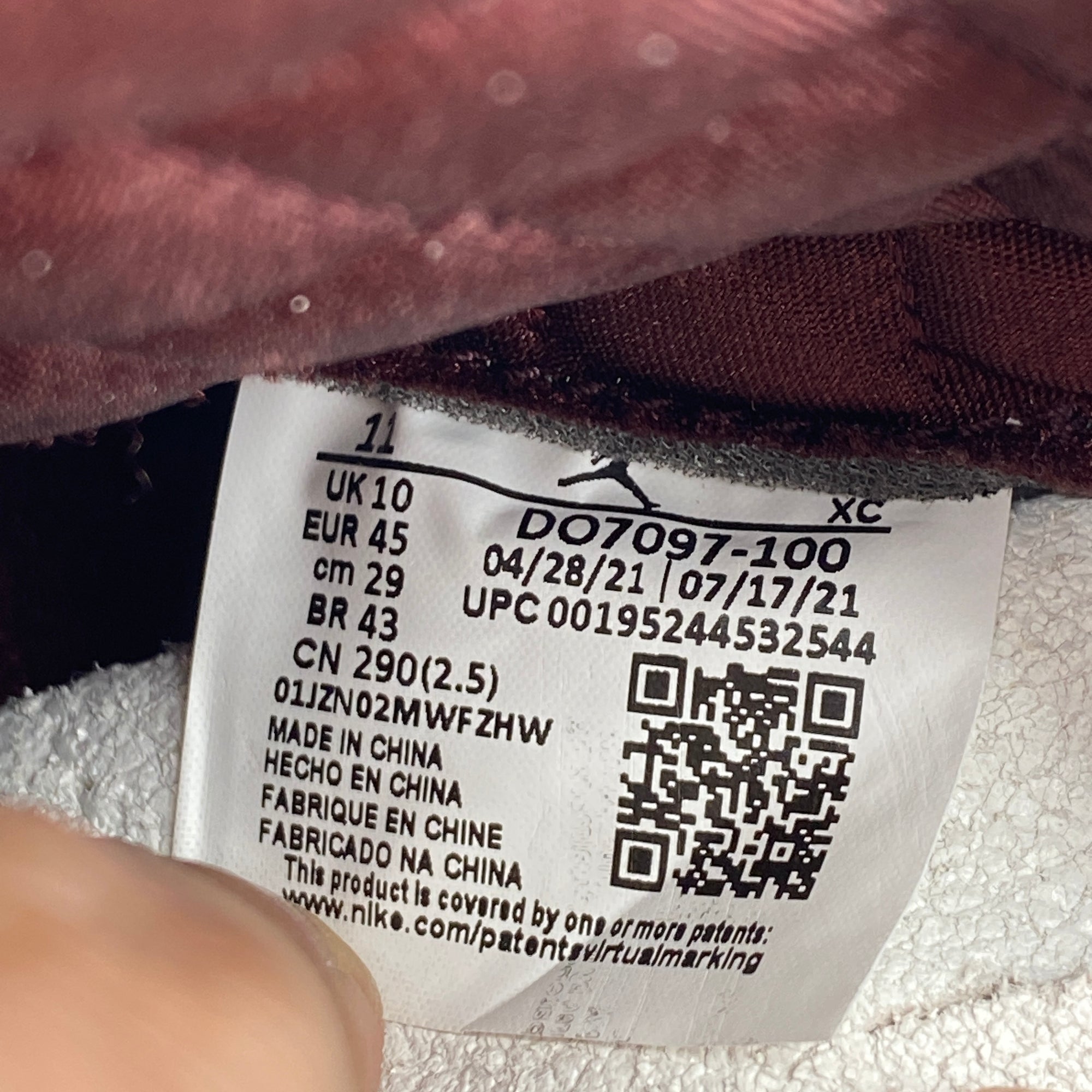 Jordan 6-17-23 White Infrared 23-Black