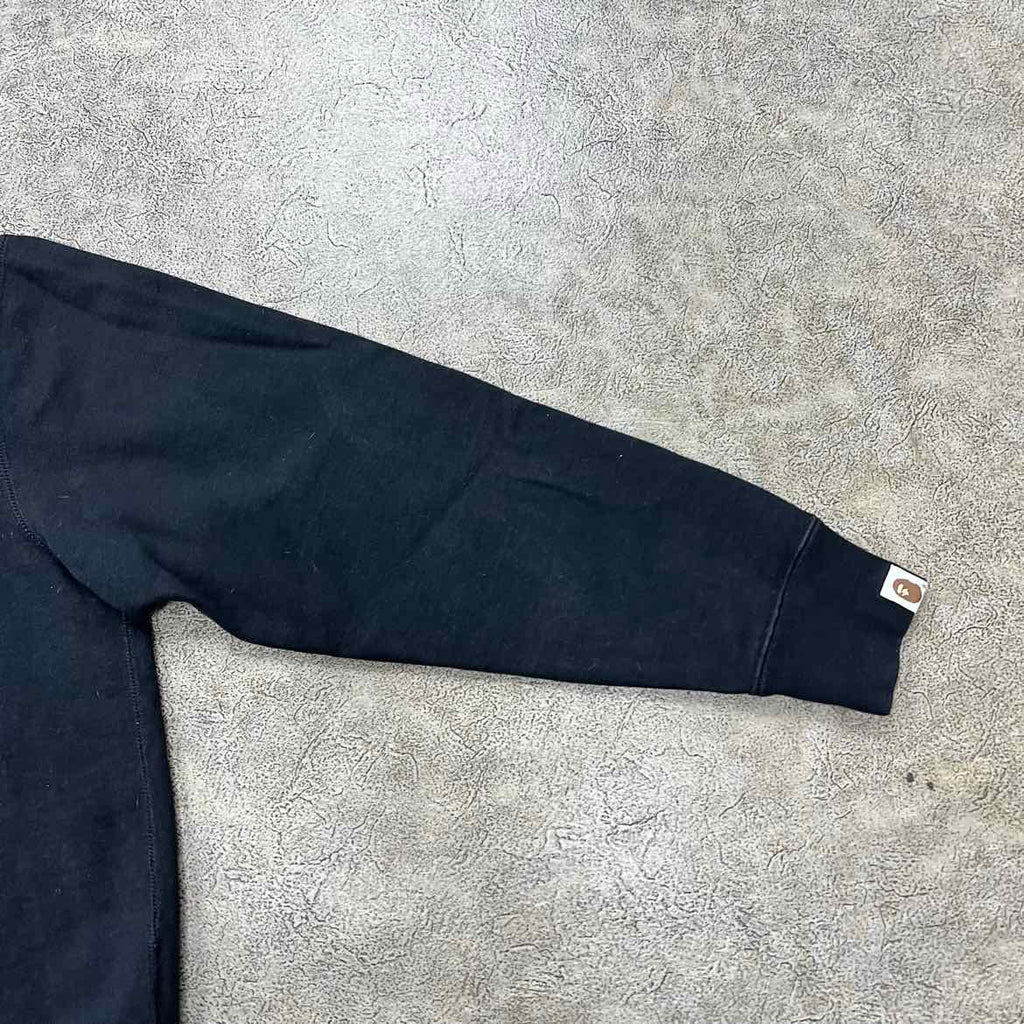 Bape Crewneck Sweater "APE SHALL NEVER" Black Used Size S