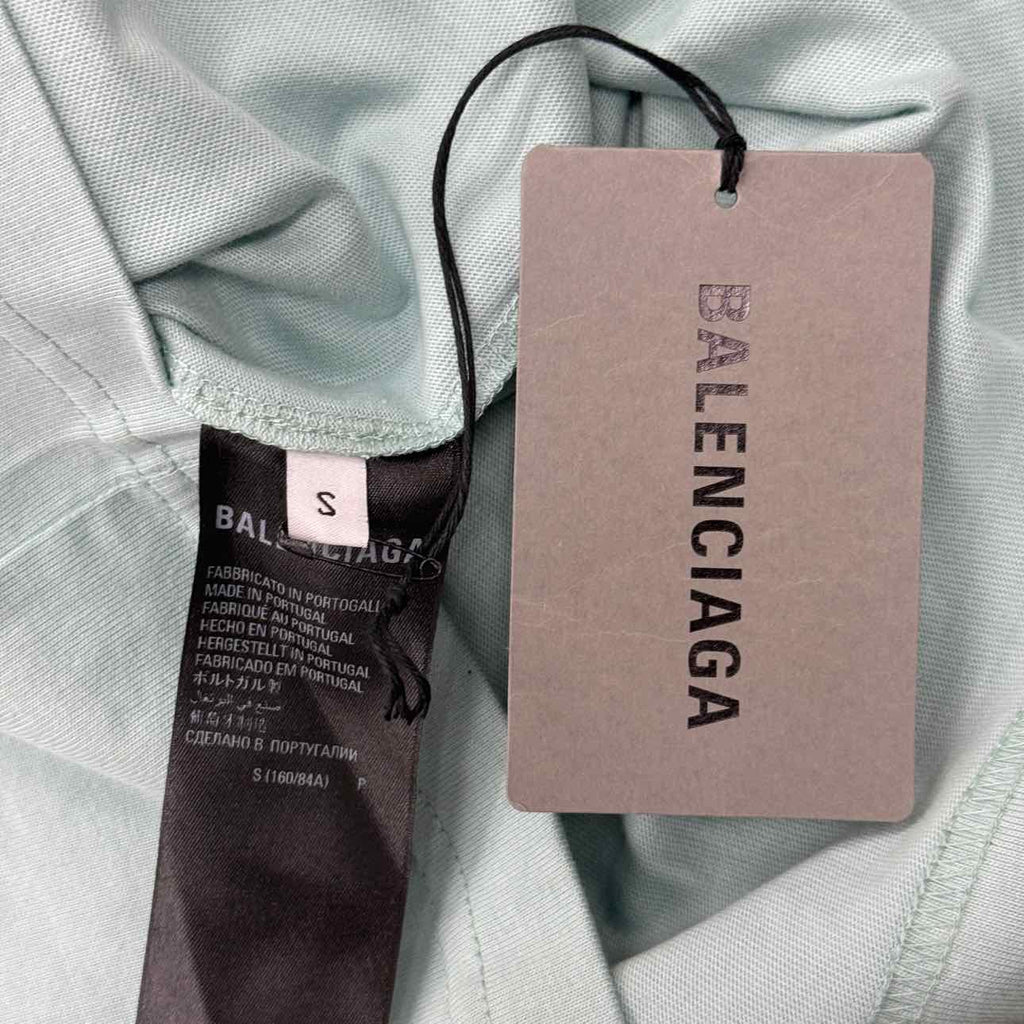 Balenciaga T-Shirt "EMBROIDERED" Mint New Size S