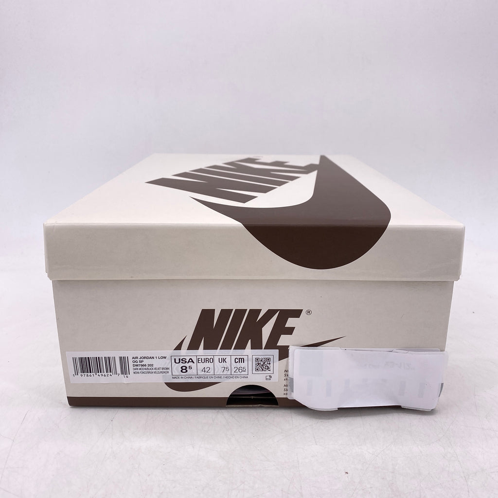 Air Jordan 1 Retro Low "Velvet Brown" 2024 New Size 8.5