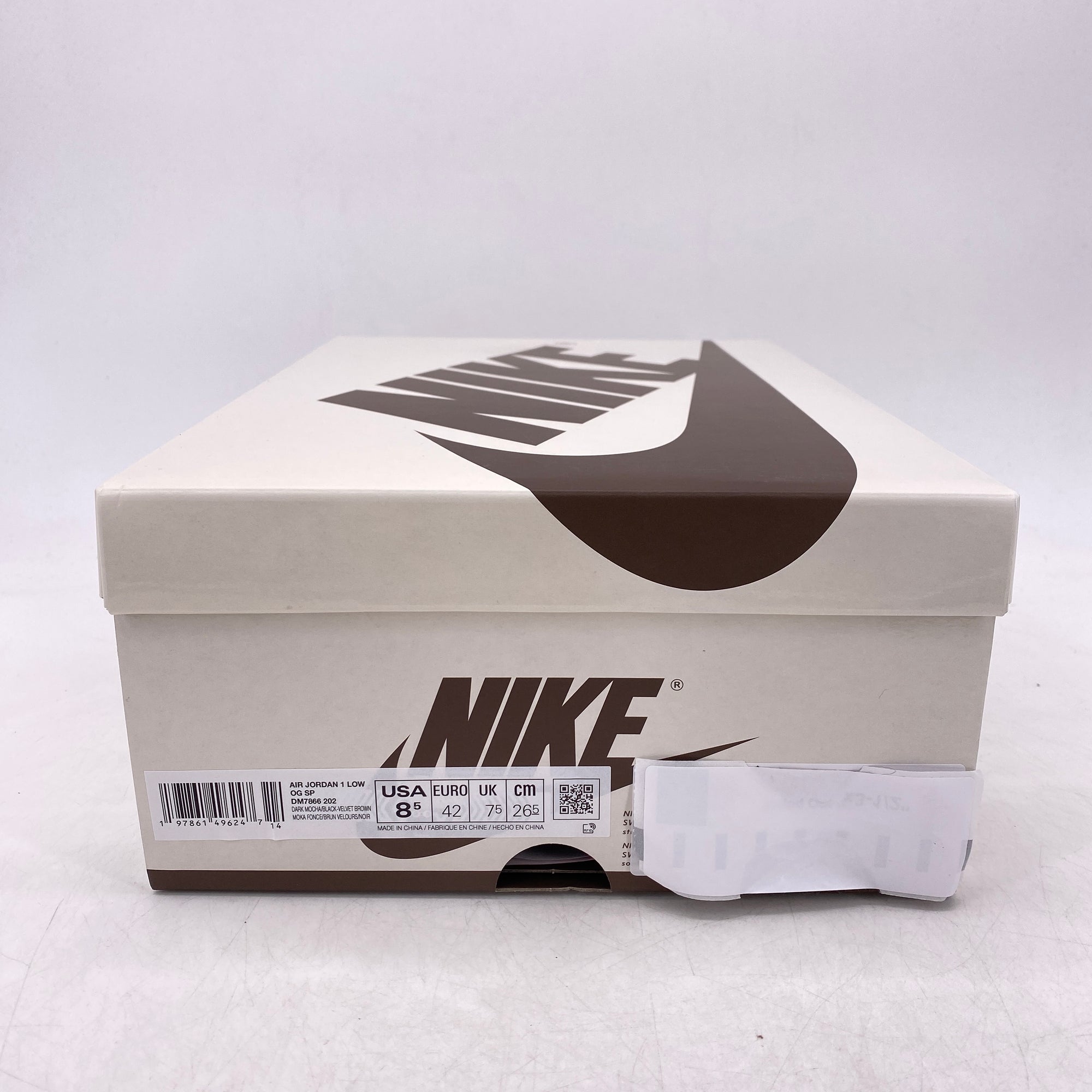 Air Jordan 1 Retro Low OG SP &quot;Velvet Brown&quot; 2024 New Size 8.5