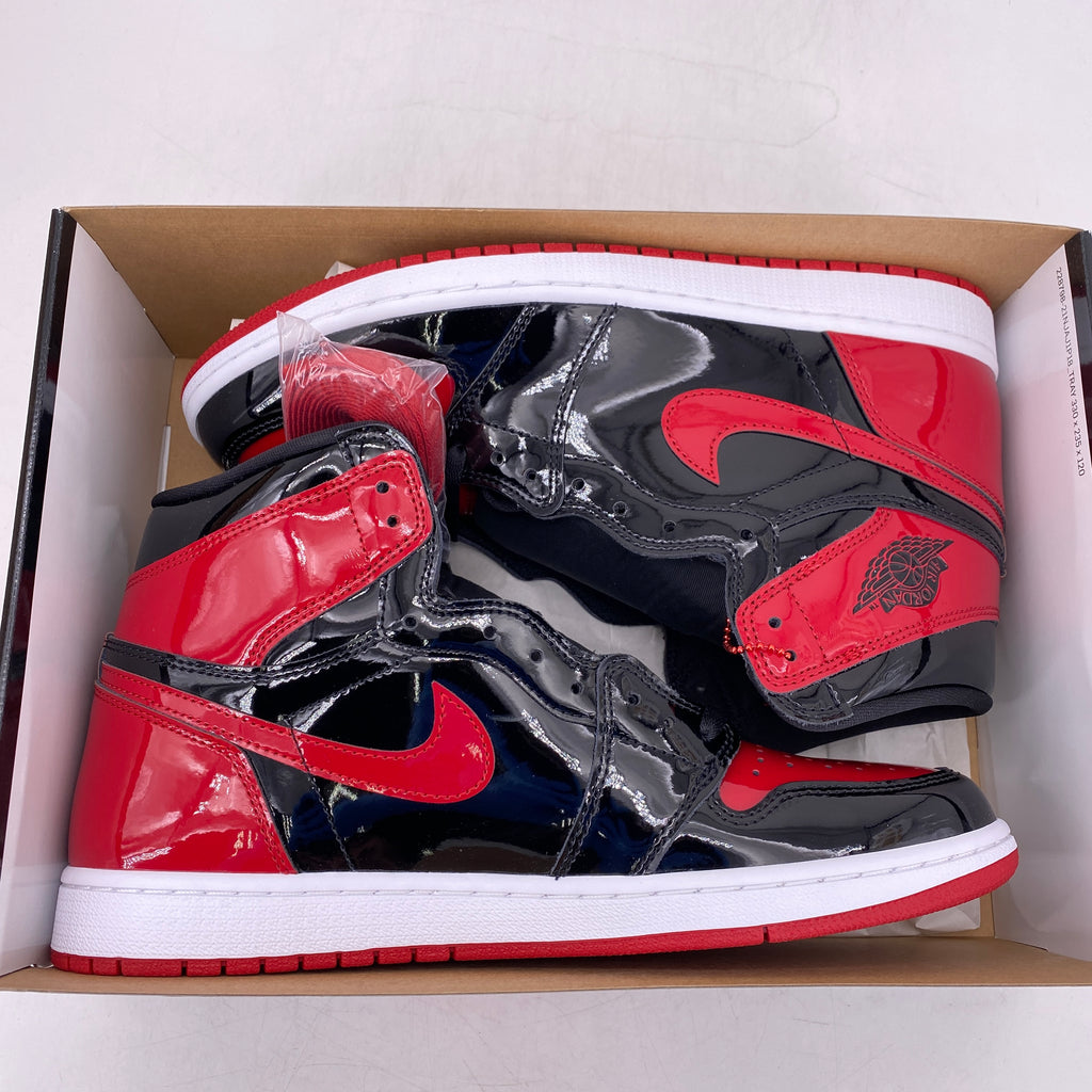 Air Jordan 1 Retro High OG "Patent Bred" 2021 New Size 11.5
