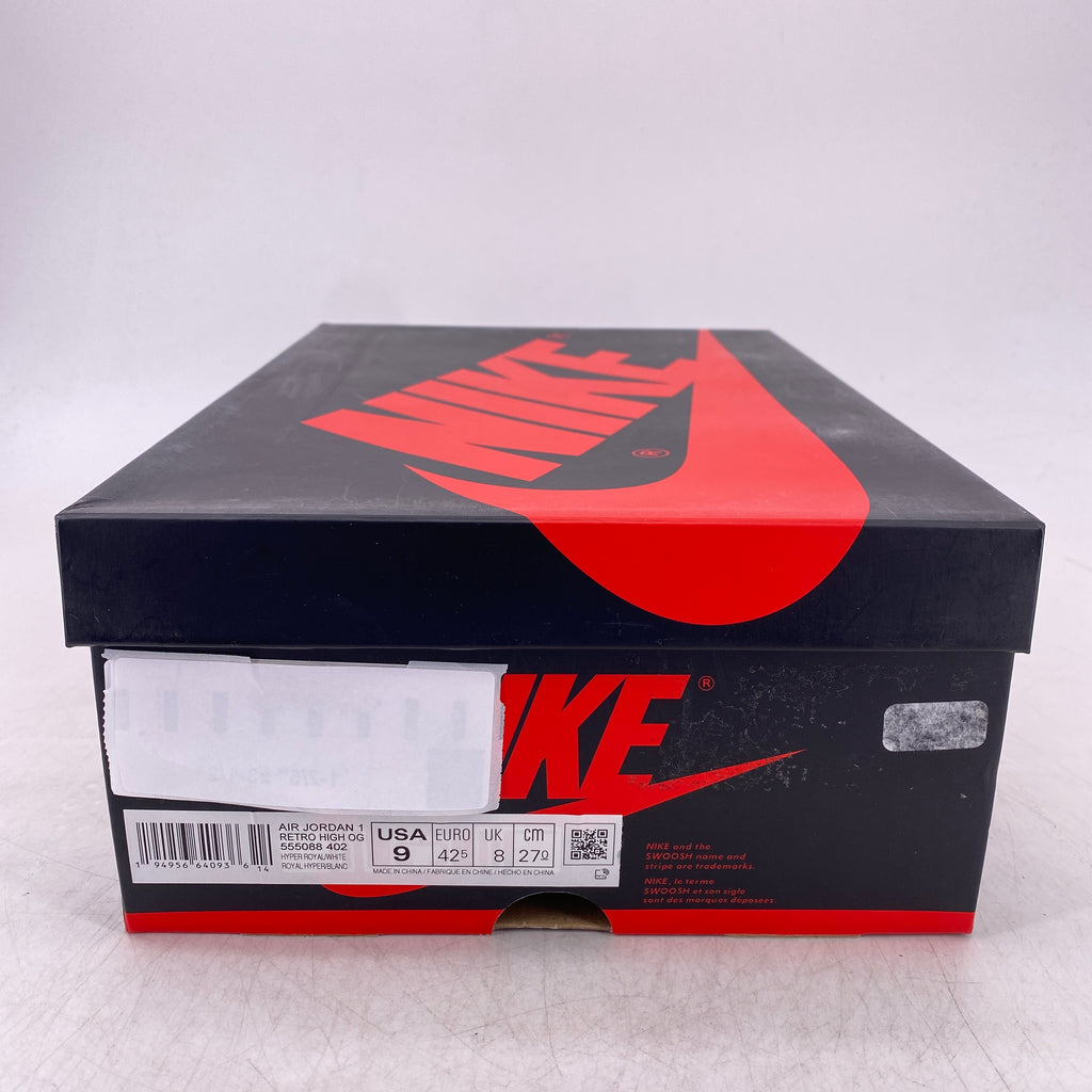 Air Jordan 1 Retro High OG "Hyper Royal Sg" 2021 New Size 9