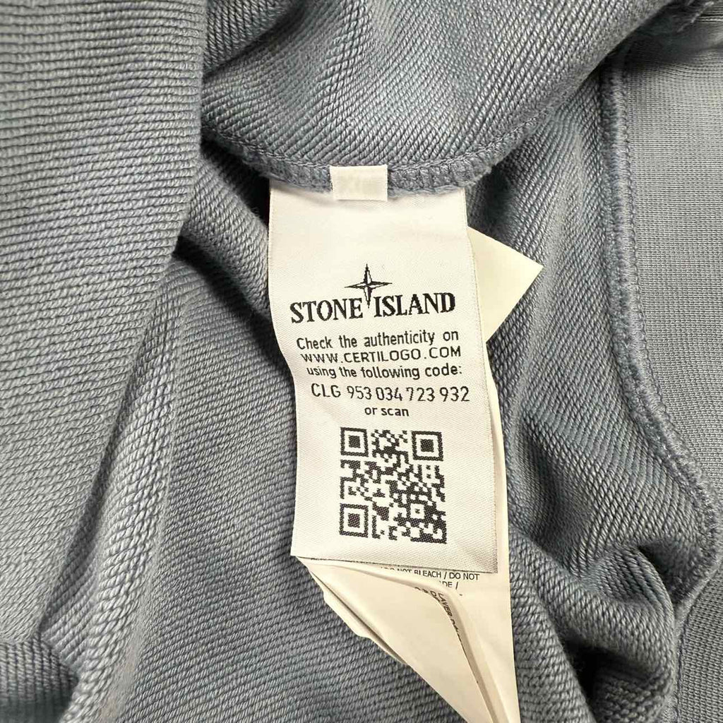 Stone Island Crewneck Sweater "PATCH" Blue Used Size XL