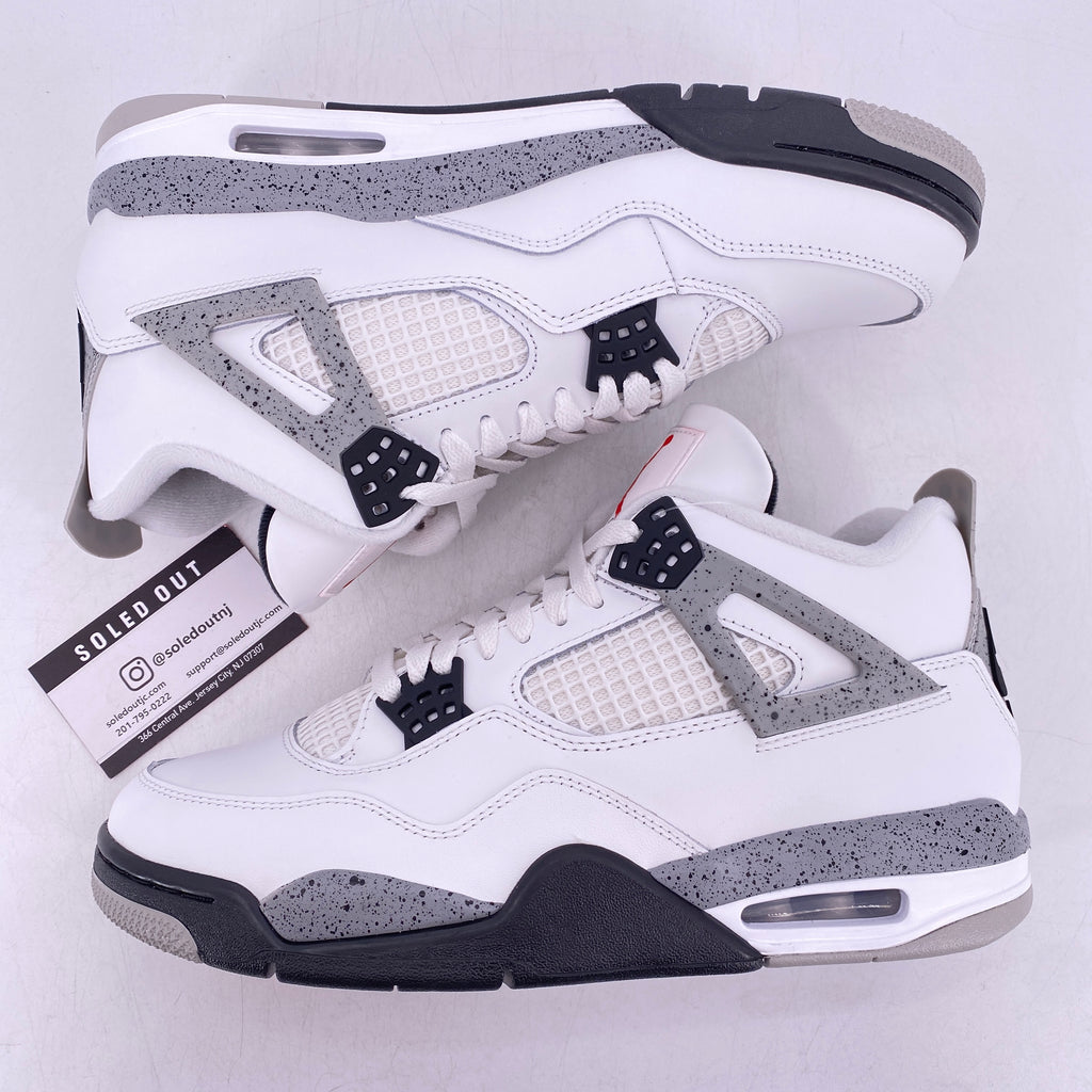 Air Jordan 4 Retro "White Cement" 2025 New Size 10