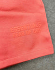 Fear of God Shorts "ESSENTIALS" Coral New Size XL