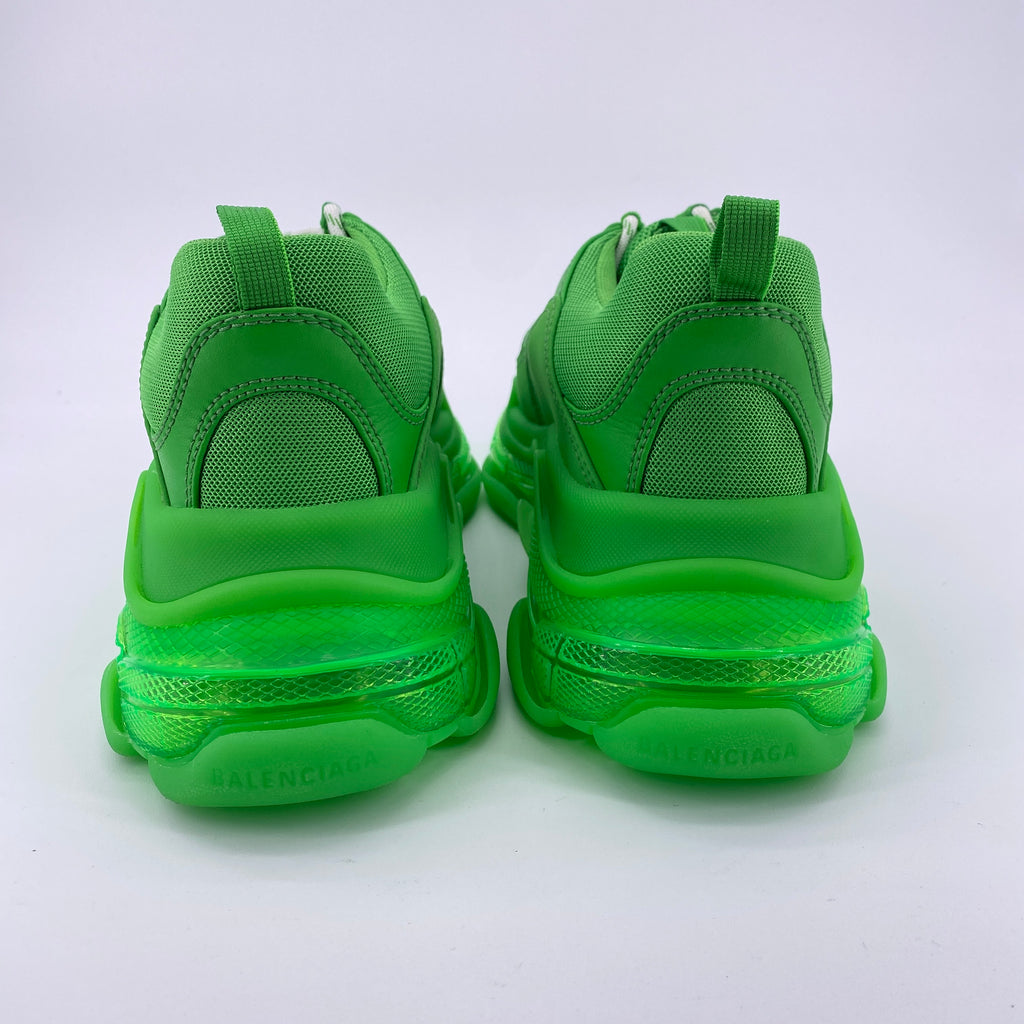 Balenciaga Triple S "Neon Green"  Used Size 9