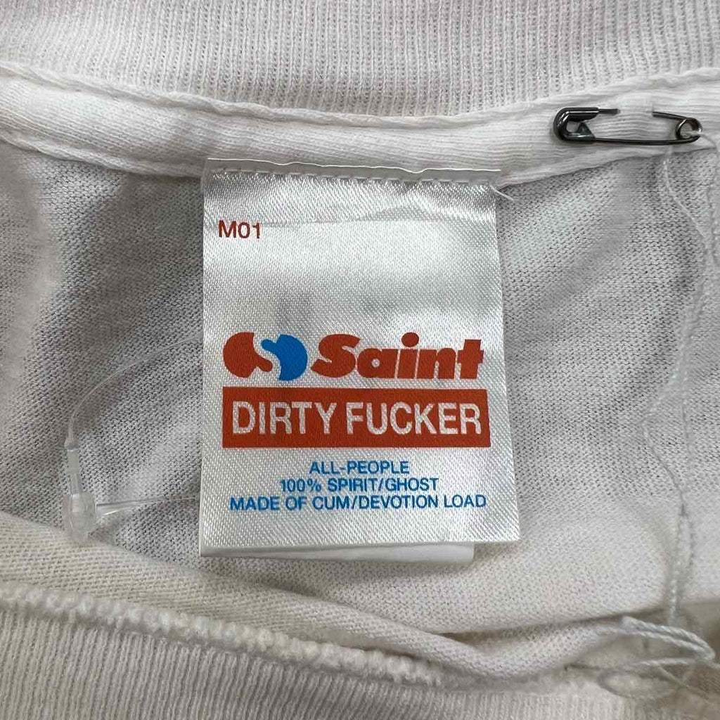 Saint Michael T-Shirt "DIRTY PIG" Cream Used Size 2XL