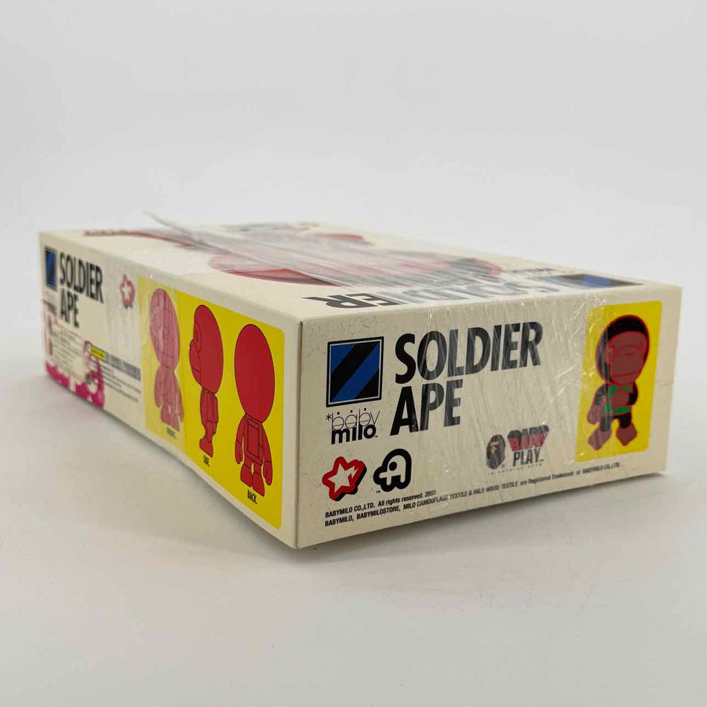 Bape Toy "BAPE PLAY SOLDIER APE" 2003 New Red