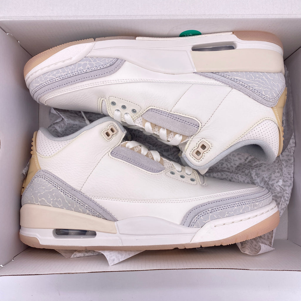 Air Jordan 3 Retro "Craft Ivory" 2024 New Size 9