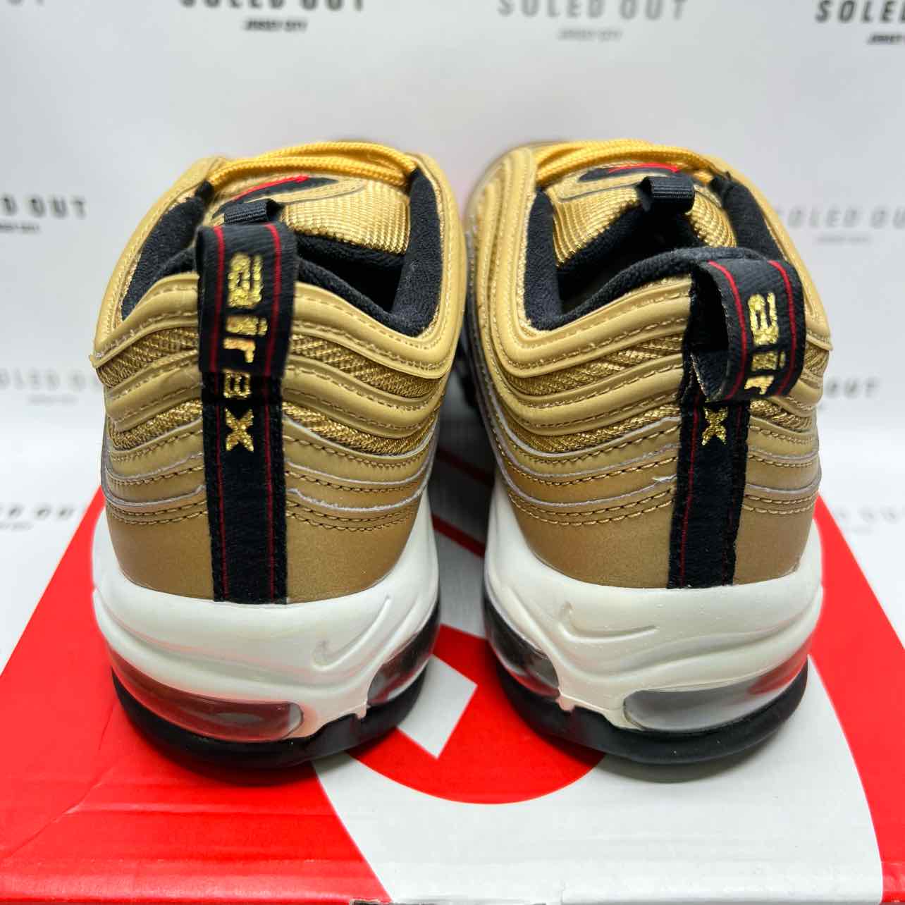 Nike Air Max 97 &quot;Metallic Gold&quot; 2017 New Size 10