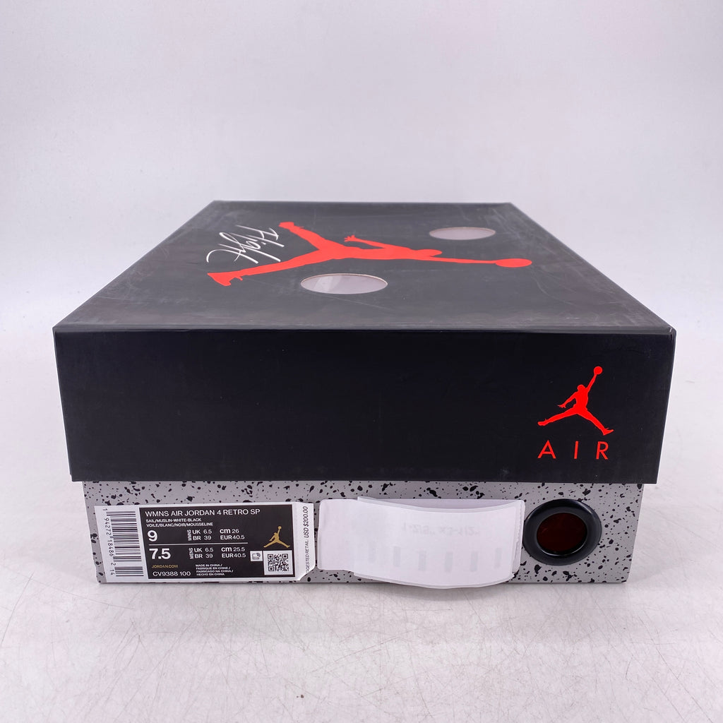Air Jordan (W) 4 Retro "Ow Sail" 2020 New Size 9W