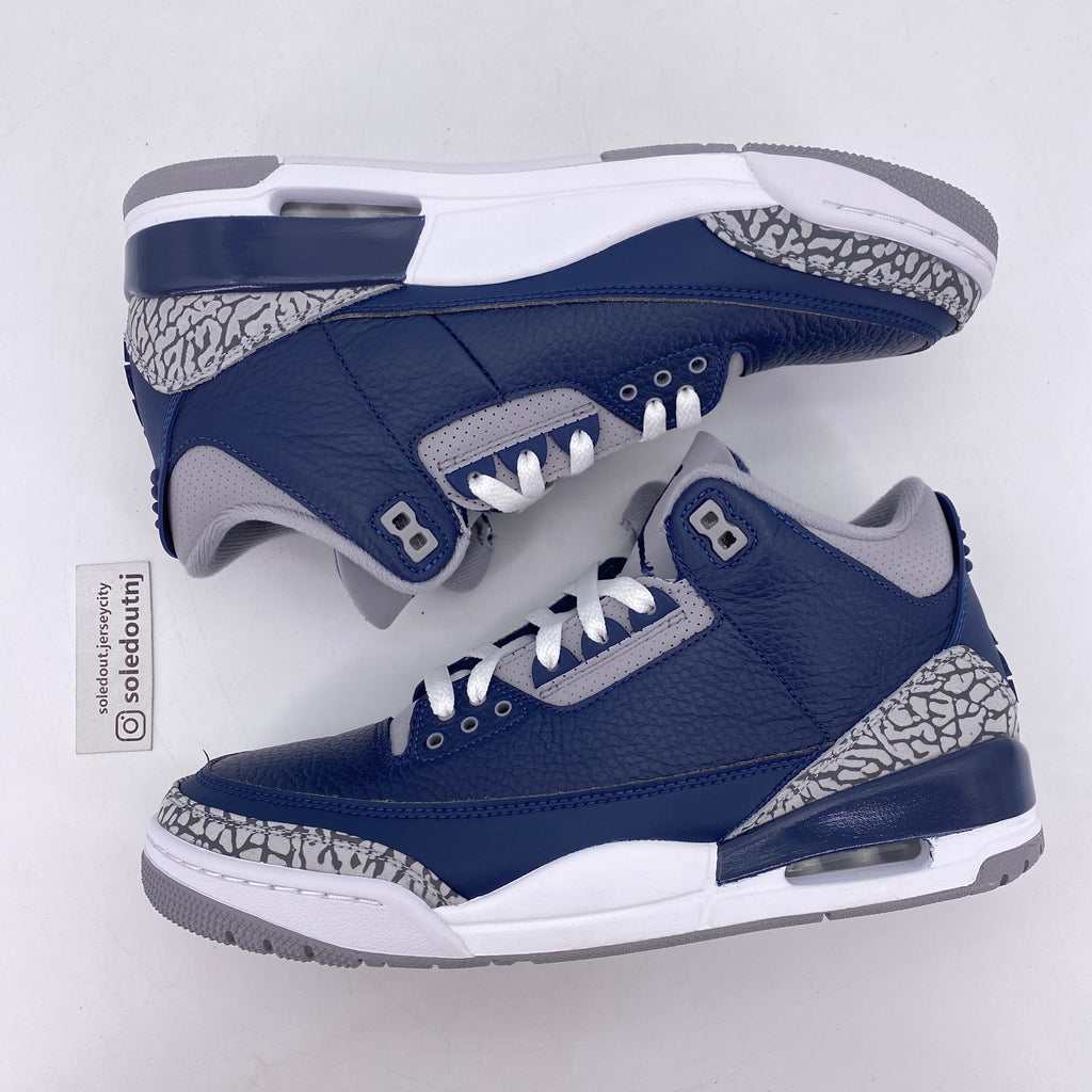 Air Jordan 3 Retro "Georgetown" 2021 New Size 9