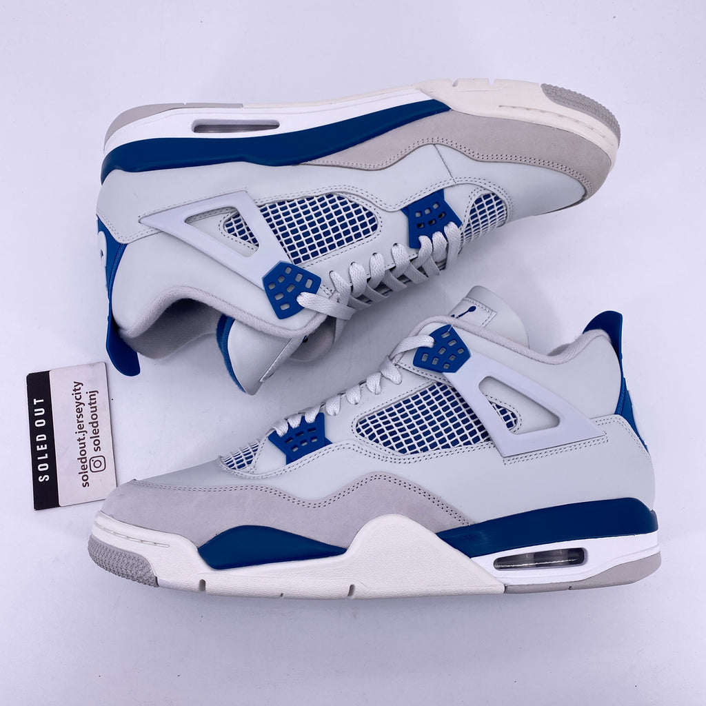 Air Jordan 4 Retro "Military Blue" 2024 New Size 13