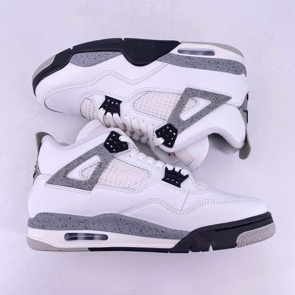 Air Jordan 4 Retro "White Cement" 2025 New Size 10