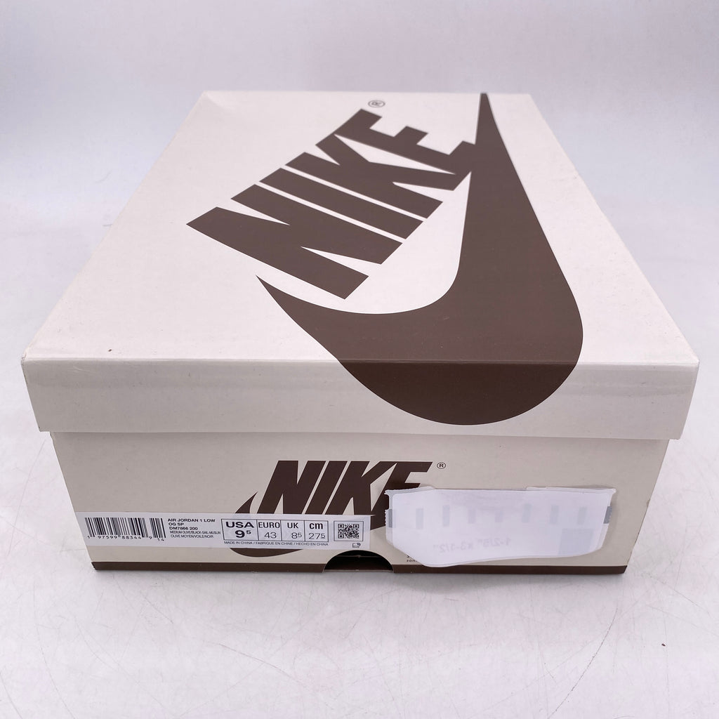 Air Jordan 1 Low OG SP "Travis Scott Medium Olive" 2024 New Size 9.5