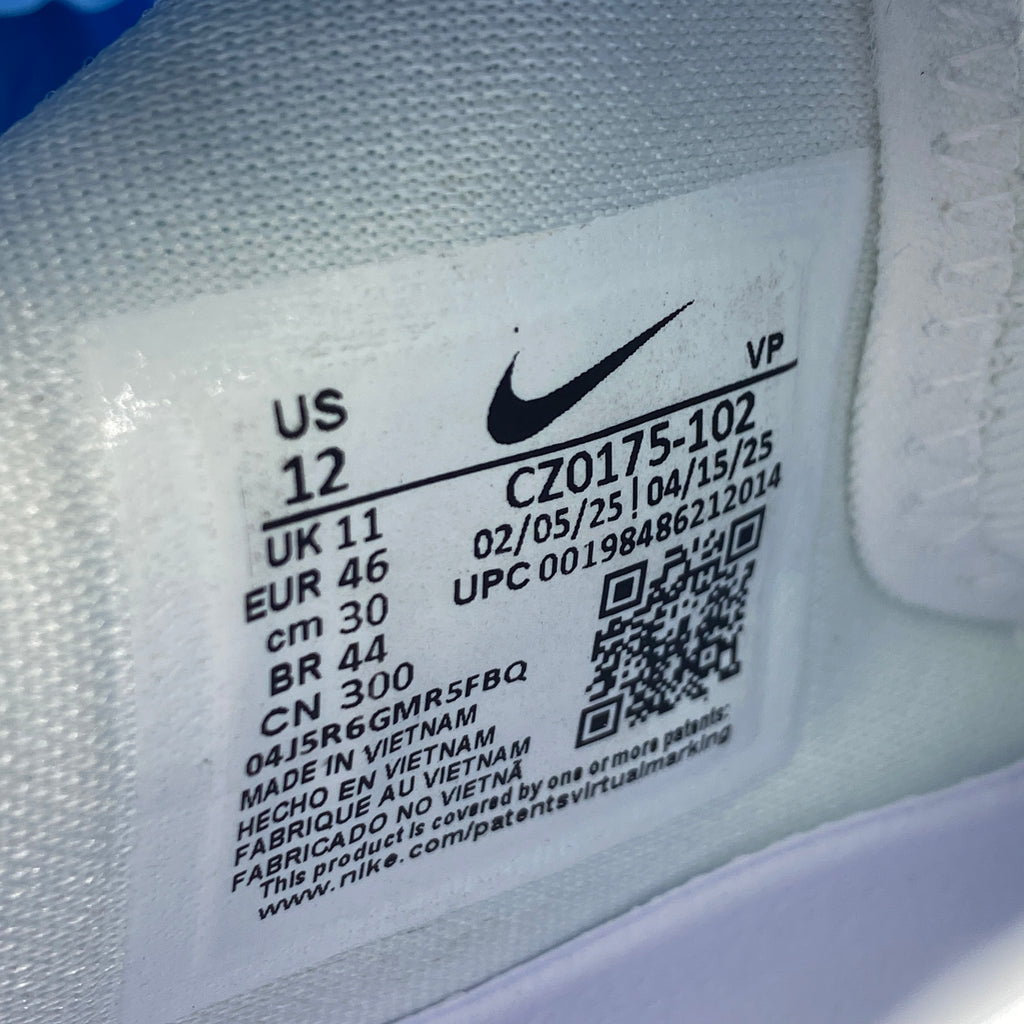 Nike AIR ZOOM G.T. CUT "White Chrome" 2025 Used Size 12