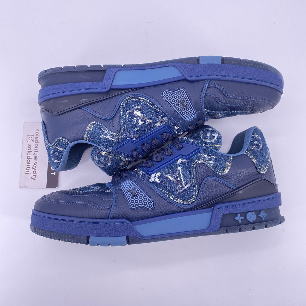 Louis Vuitton Trainer "Nigo Denim" 2021 Used Size 7.5LV