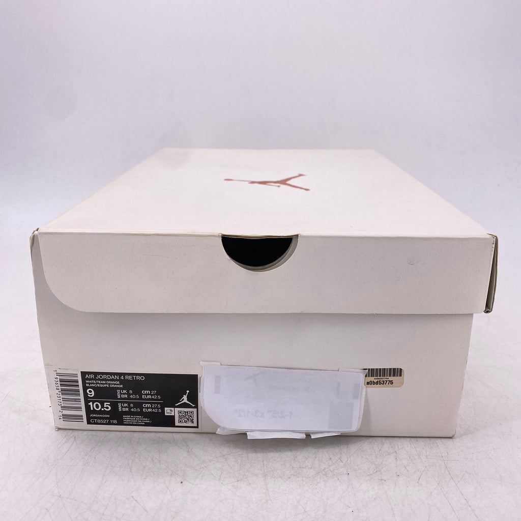 Air Jordan 4 Retro "Metallic Orange" 2020 New (Cond) Size 9