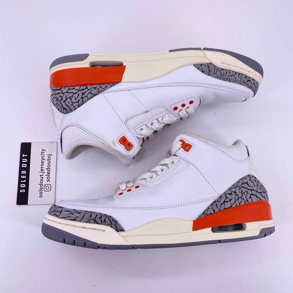 Air Jordan (W) 3 Retro "Georgia Peach" 2024 Used Size 10W