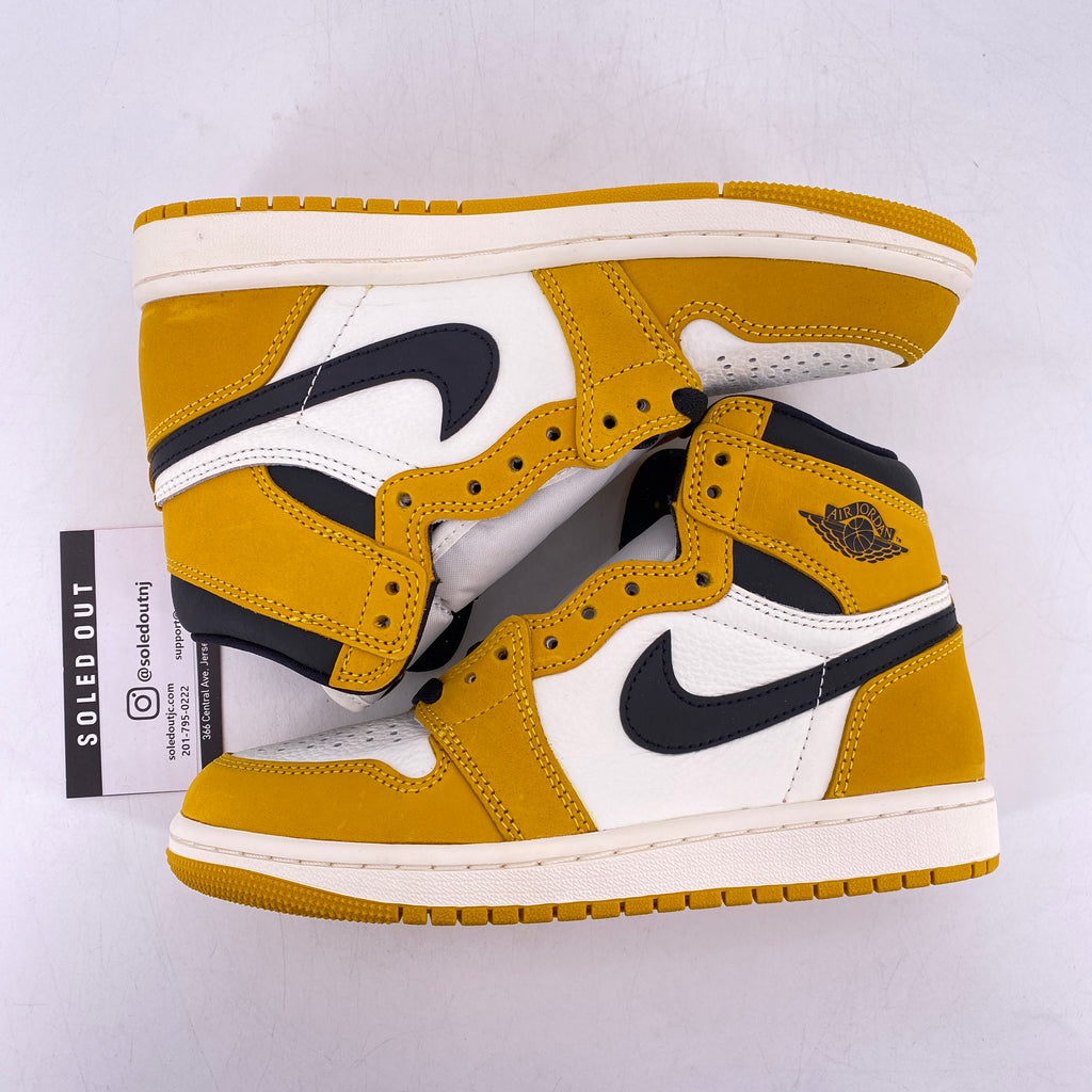 Air Jordan 1 Retro High OG "Yellow Ochre" 2024 New Size 4