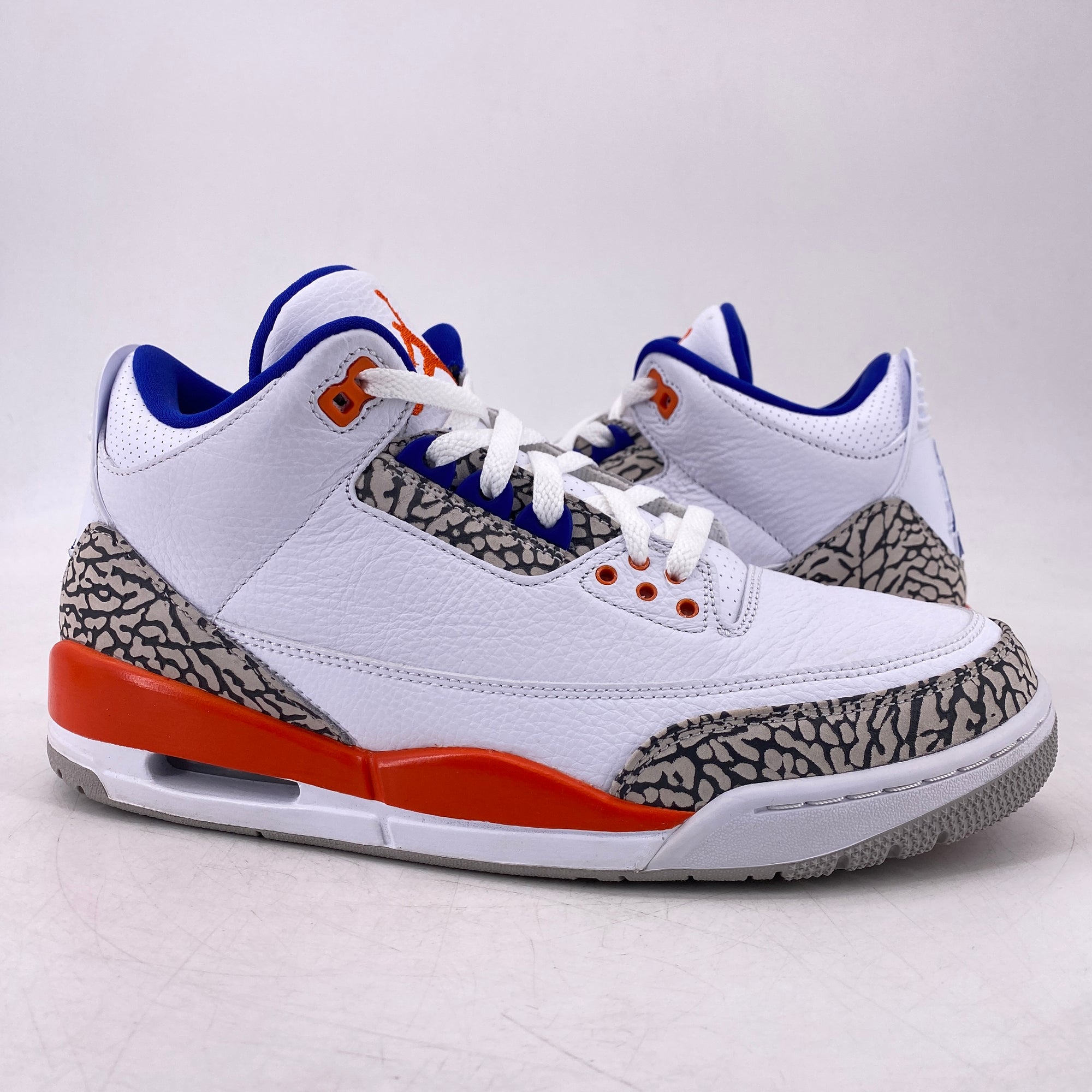 Air Jordan 3 Retro &quot;Knicks&quot; 2019 Used Size 9.5