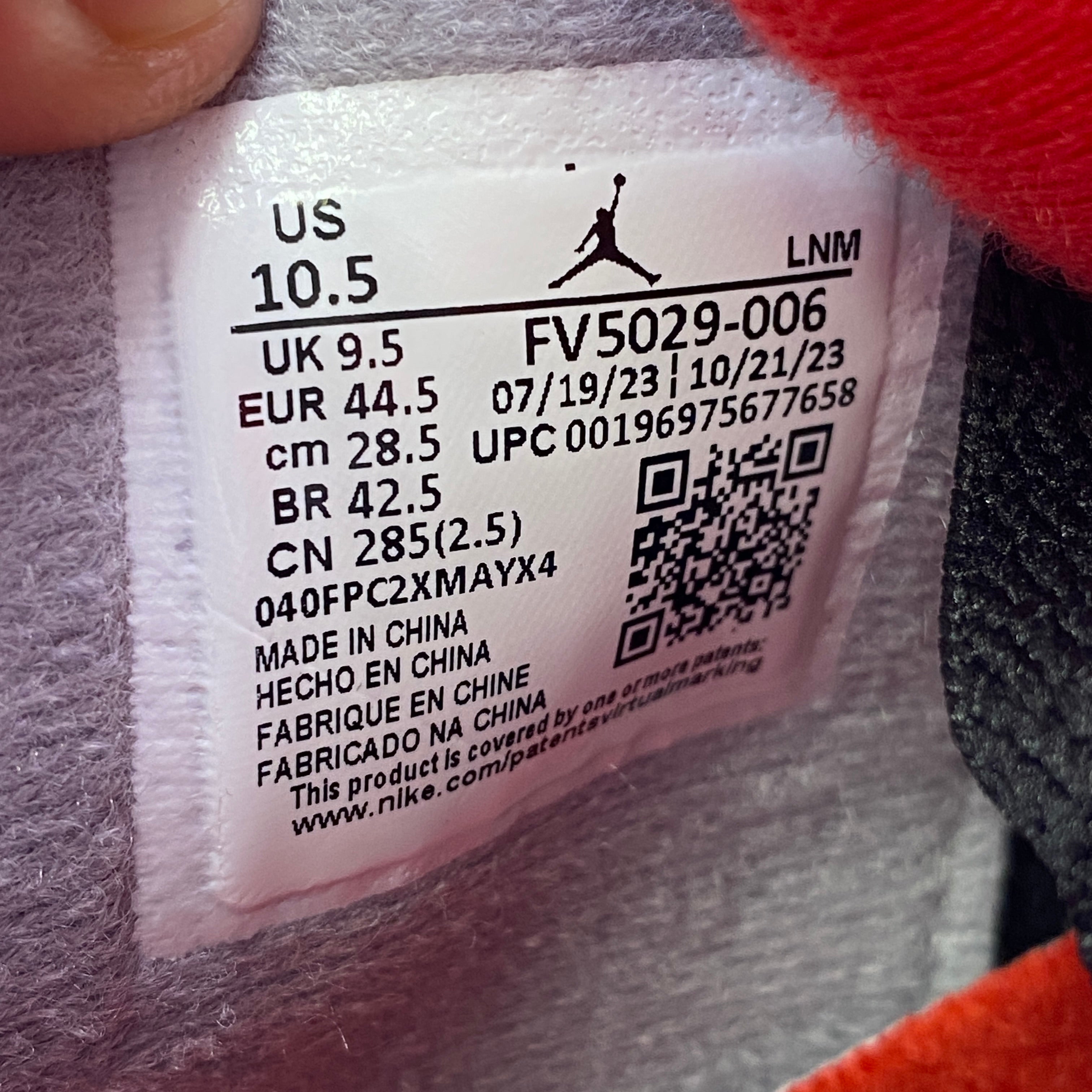 Air Jordan 4 Retro "Bred Reimagined" 2024 New Size 10.5