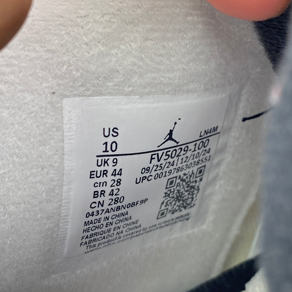 Air Jordan 4 Retro "White Cement" 2025 New Size 10