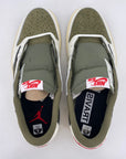 Air Jordan 1 Low OG SP "Travis Scott Medium Olive" 2024 New Size 9