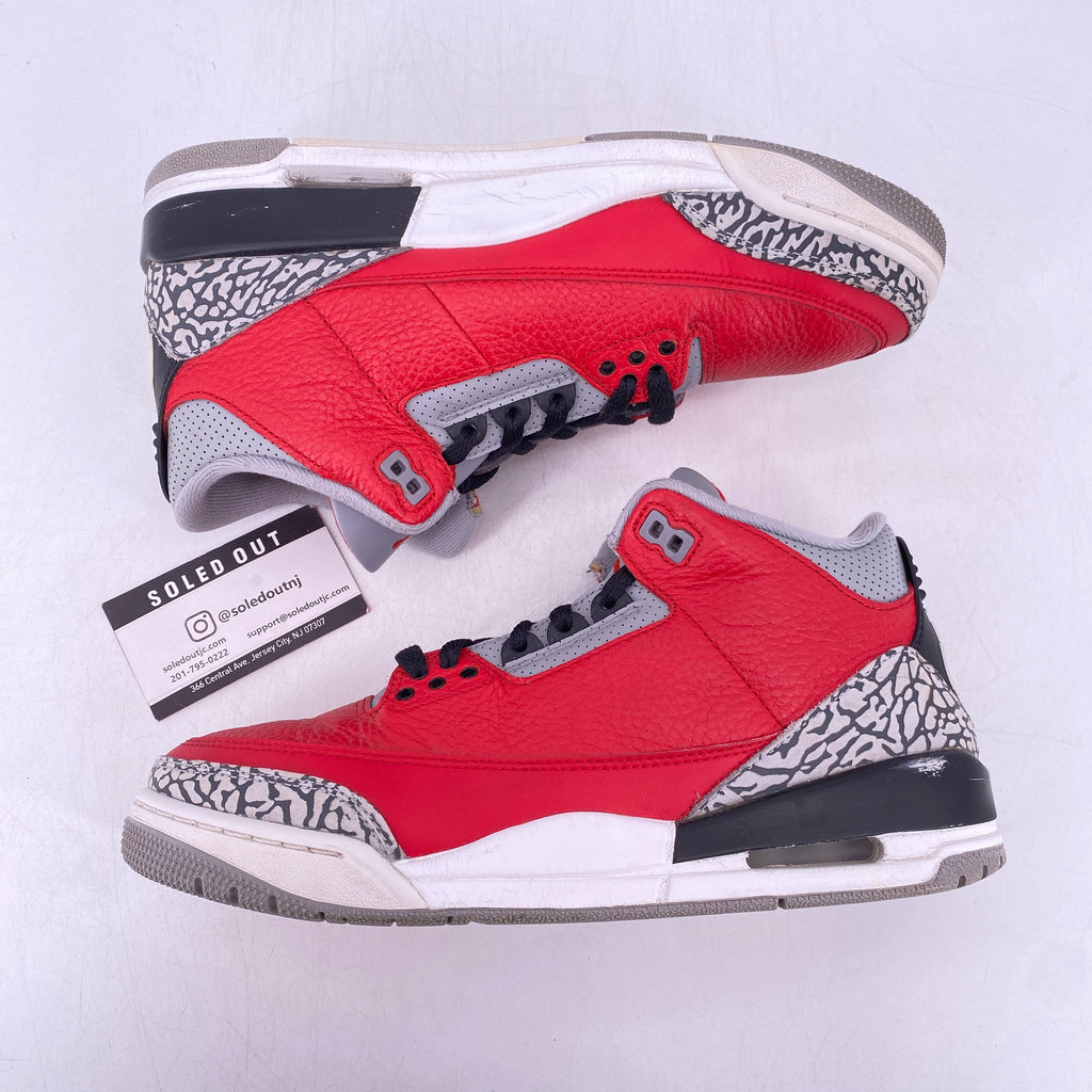 Air Jordan 3 Retro "Unite Fire Red" 2020 Used Size 8.5