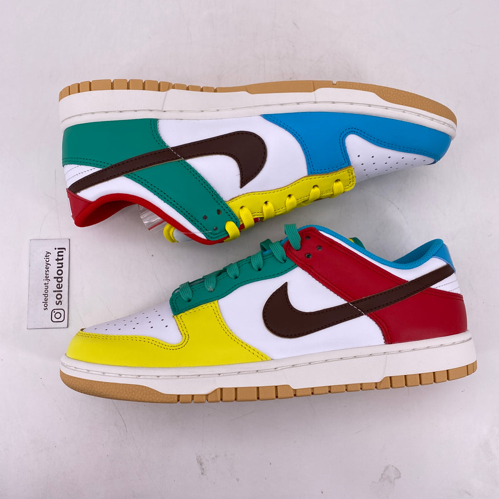 Nike Dunk Low SE "Free 99 White" 2021 New Size 10.5