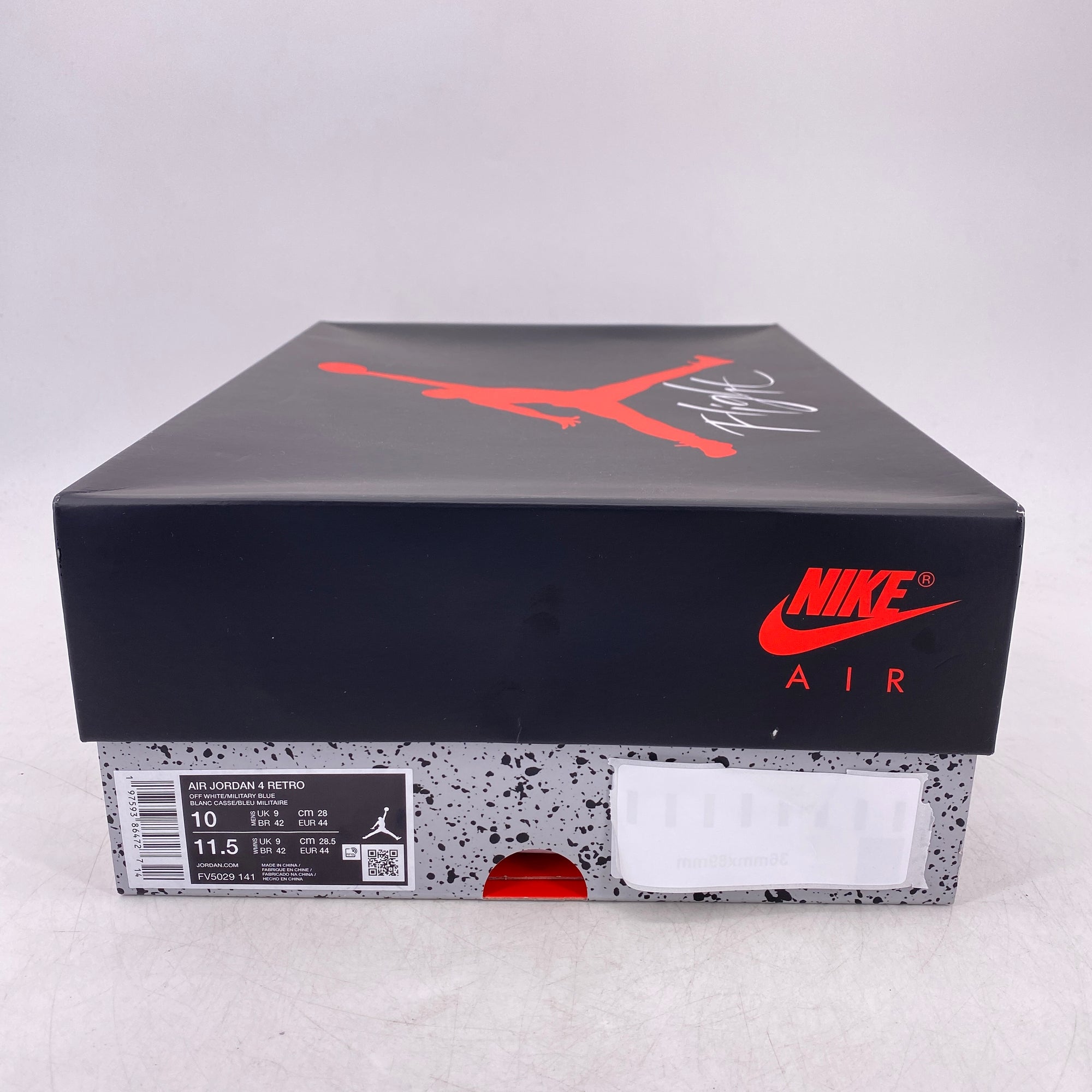Air Jordan 4 Retro &quot;Military Blue&quot; 2024 New Size 10