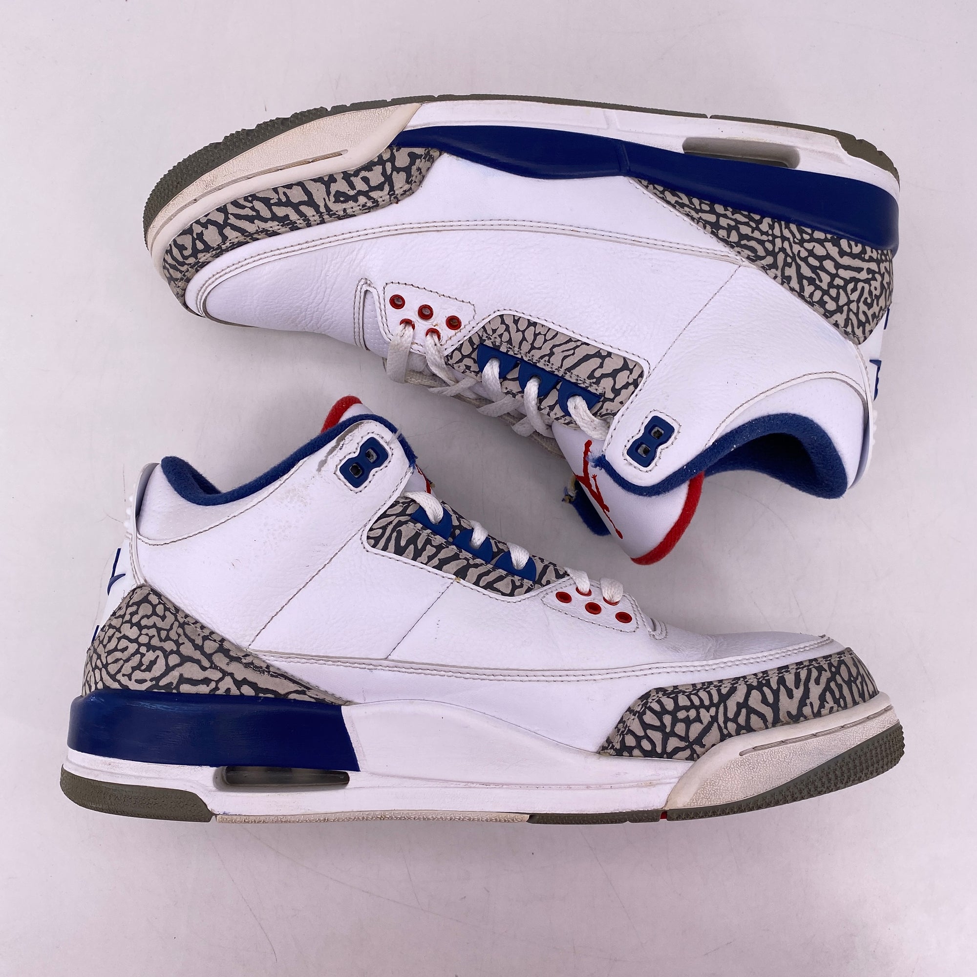 Air Jordan 3 Retro &quot;True Blue&quot; 2016 Used Size 11.5