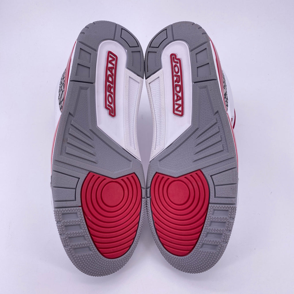 Air Jordan 3 Retro "Cardinal Red" 2022 Used Size 10