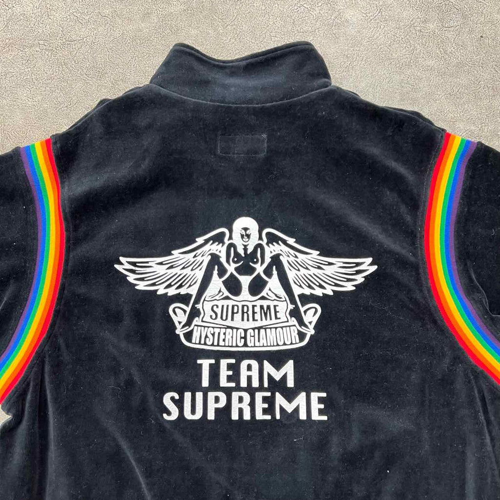 Supreme Jacket "HYSTERIC GLAMOUR" Black Used Size L