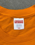 Supreme T-Shirt "SHOP" Orange New Size 2XL