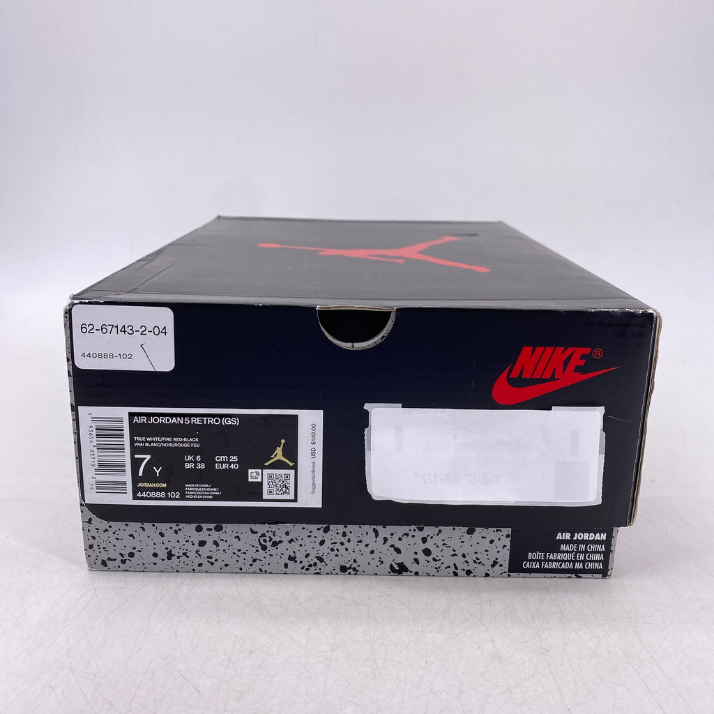 Air Jordan (GS) 5 Retro "Fire Red" 2020 New Size 7Y