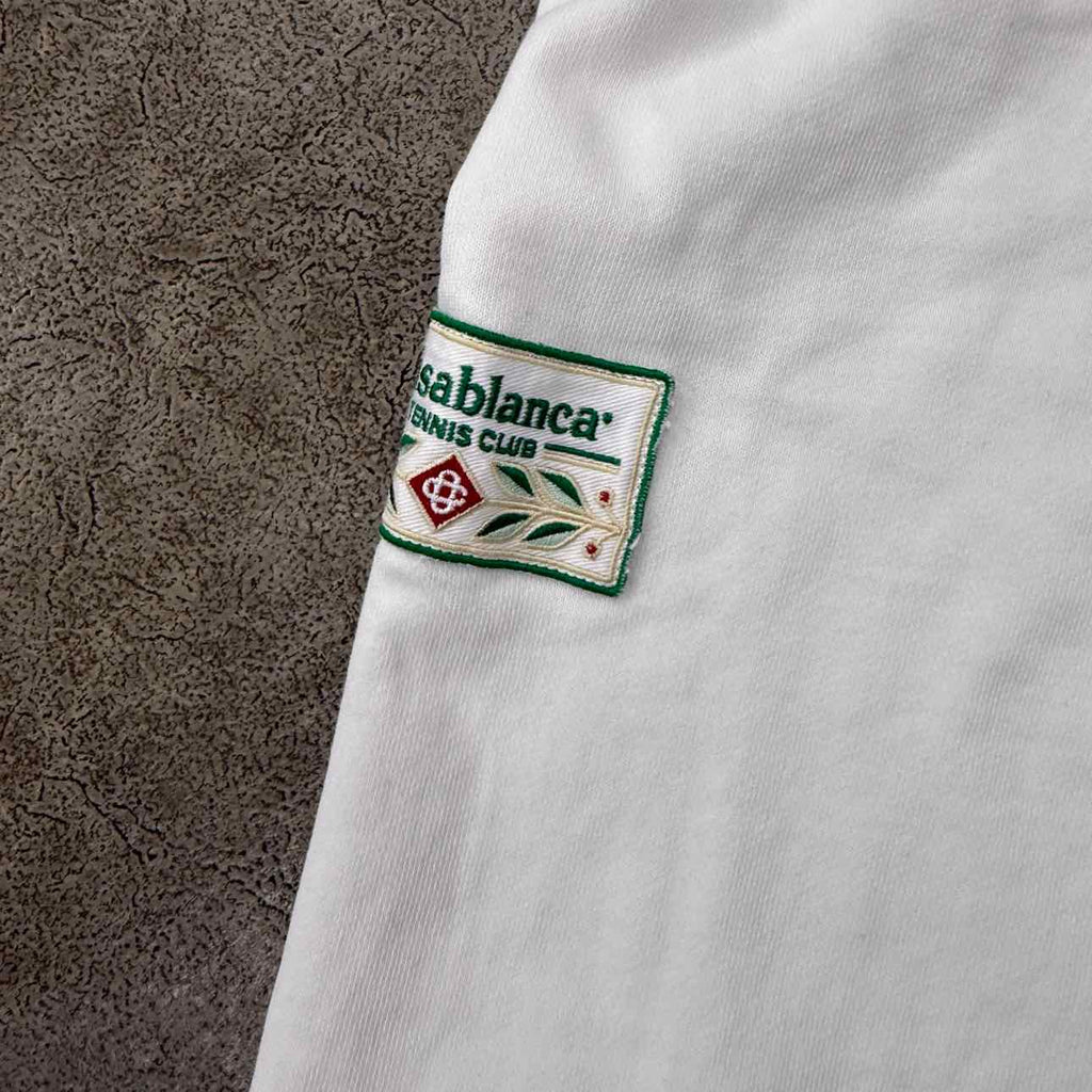 Casablanca Hoodie "SILK SCARF" White Used Size L