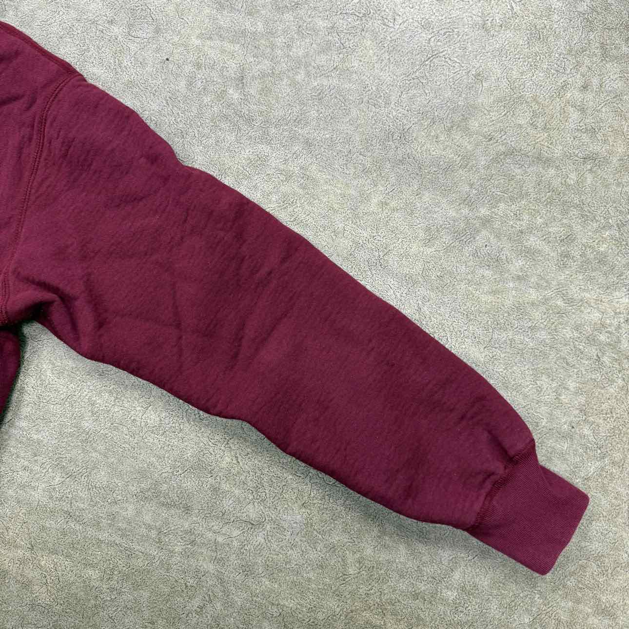 Supreme Crewneck Sweater &quot;BRUSH SCRIPT&quot; Maroon Used Size L