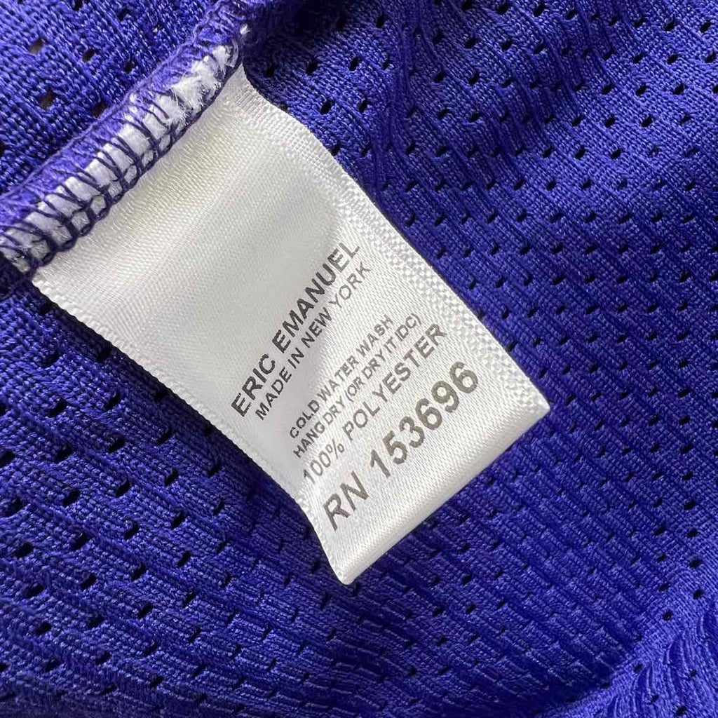 Eric Emanuel Mesh Shorts "BASIC LOGO" Purple New Size M