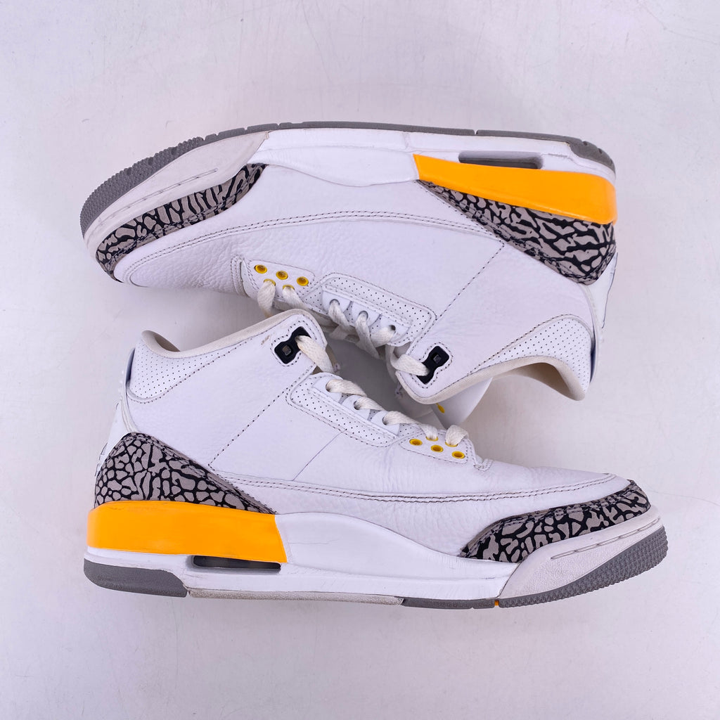Air Jordan (W) 3 Retro "Laser Orange" 2020 Used Size 9.5W