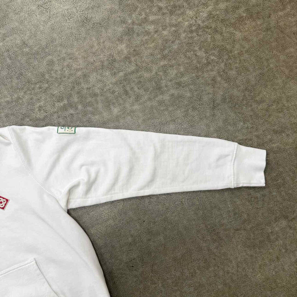 Casablanca Hoodie "SILK SCARF" White Used Size L