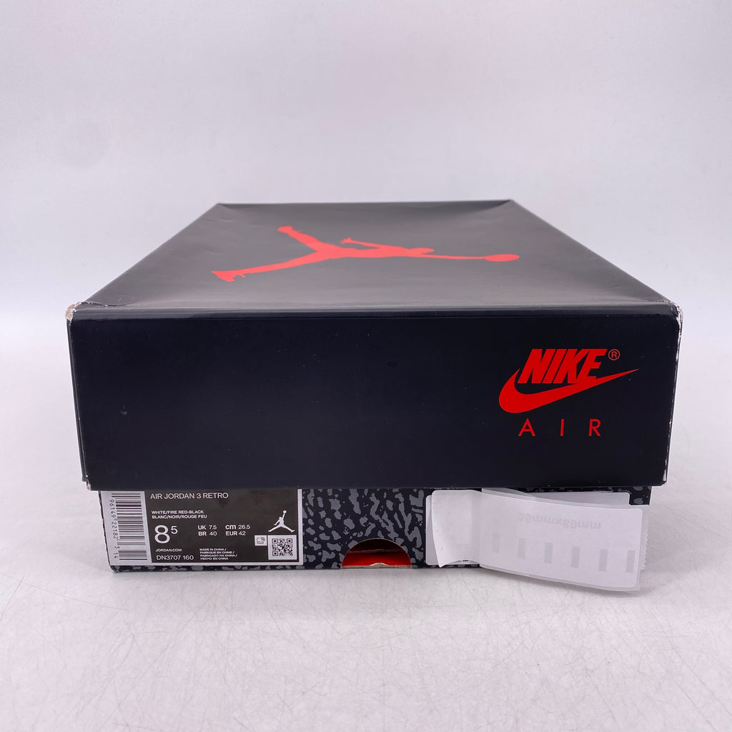 Air Jordan 3 Retro "Fire Red" 2022 Used Size 8.5