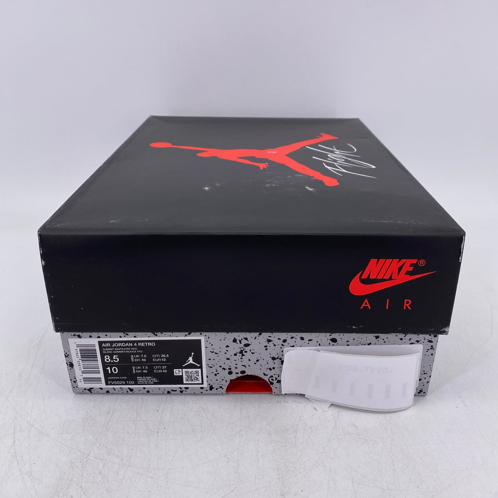Air Jordan 4 Retro "White Cement" 2025 New Size 8.5
