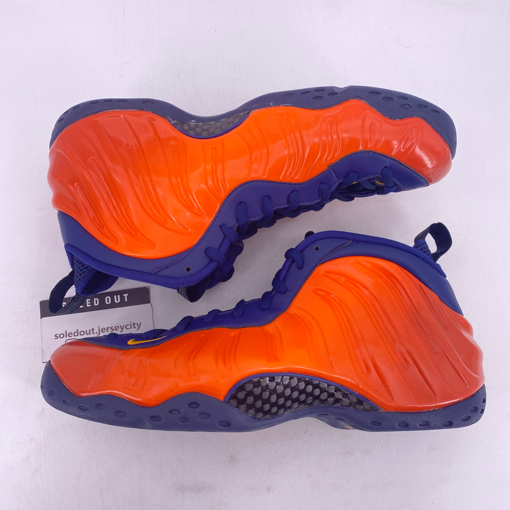 Nike Air Foamposite One "Blue Void Rugged Orange" 2020 Used Size 11