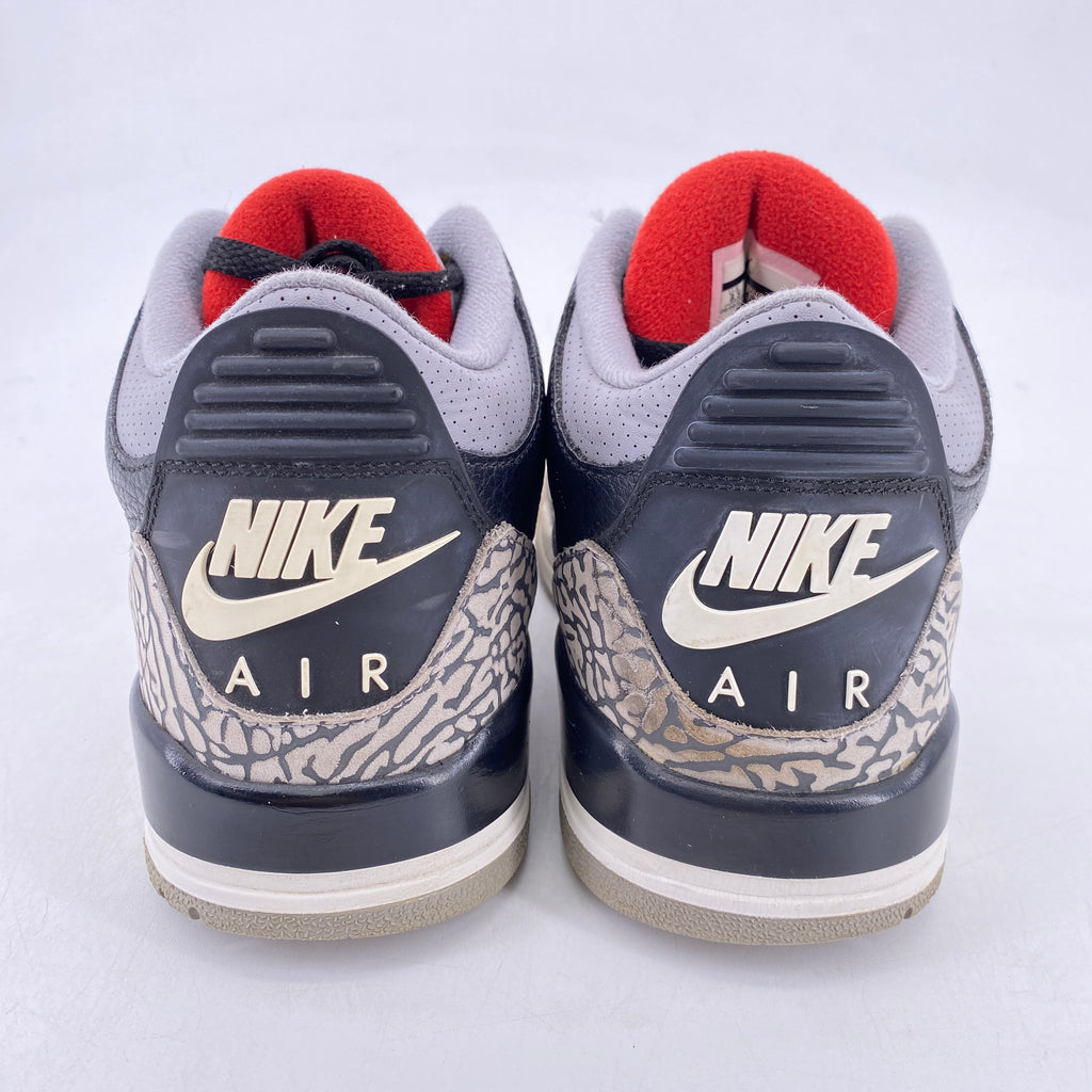 Air Jordan 3 Retro "Black Cement" 2017 Used Size 8.5