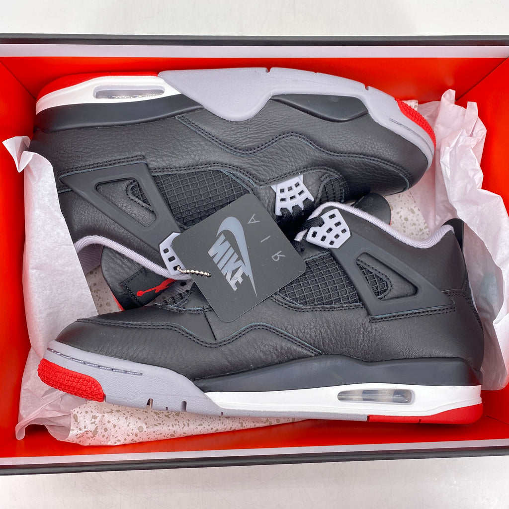 Air Jordan 4 Retro "Bred Reimagined" 2024 New Size 10.5